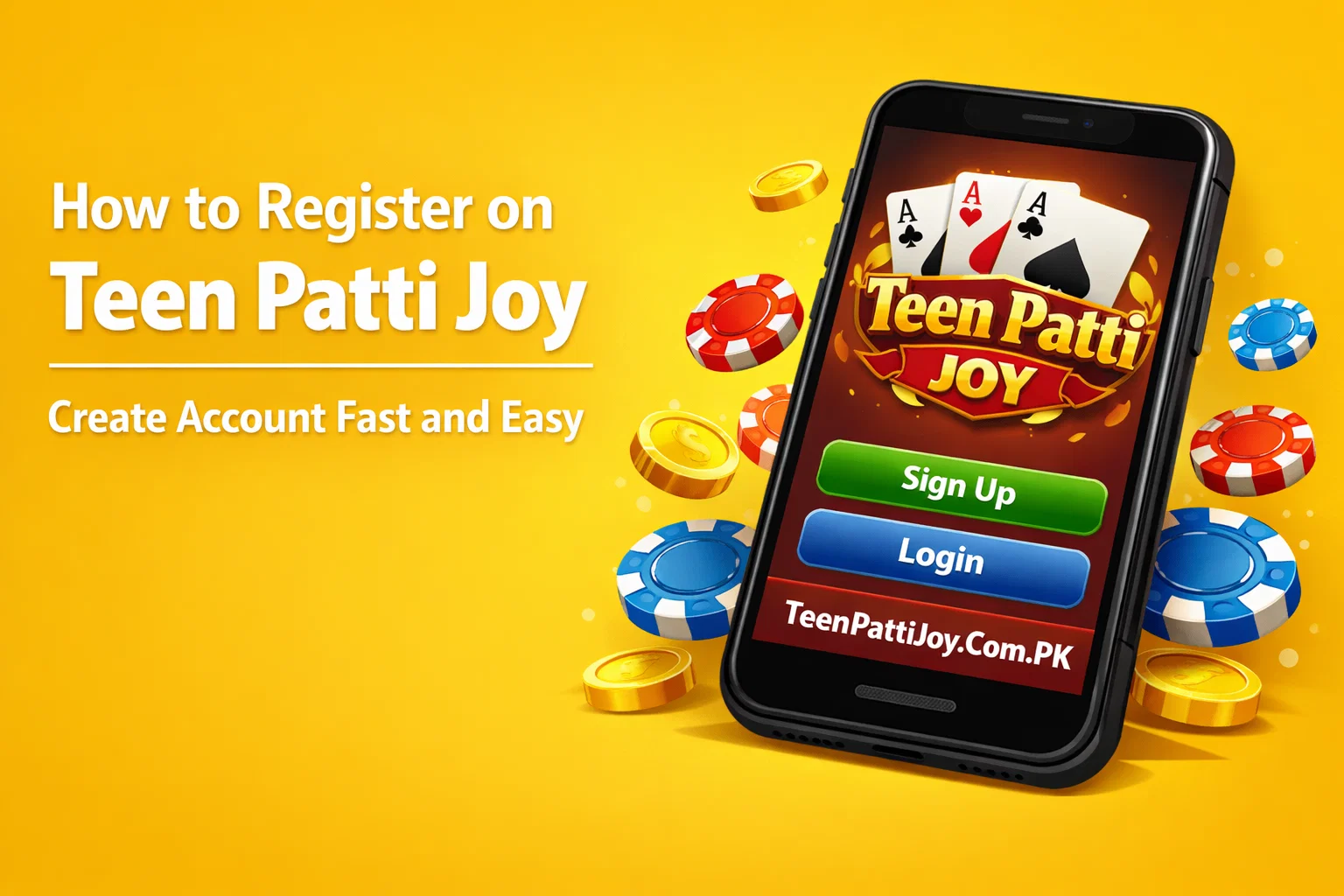 How to Register on Teen Patti Joy